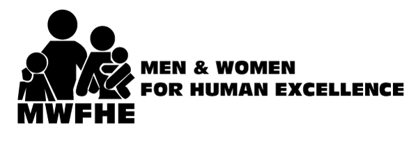 Men and Women for Human Excellence logo